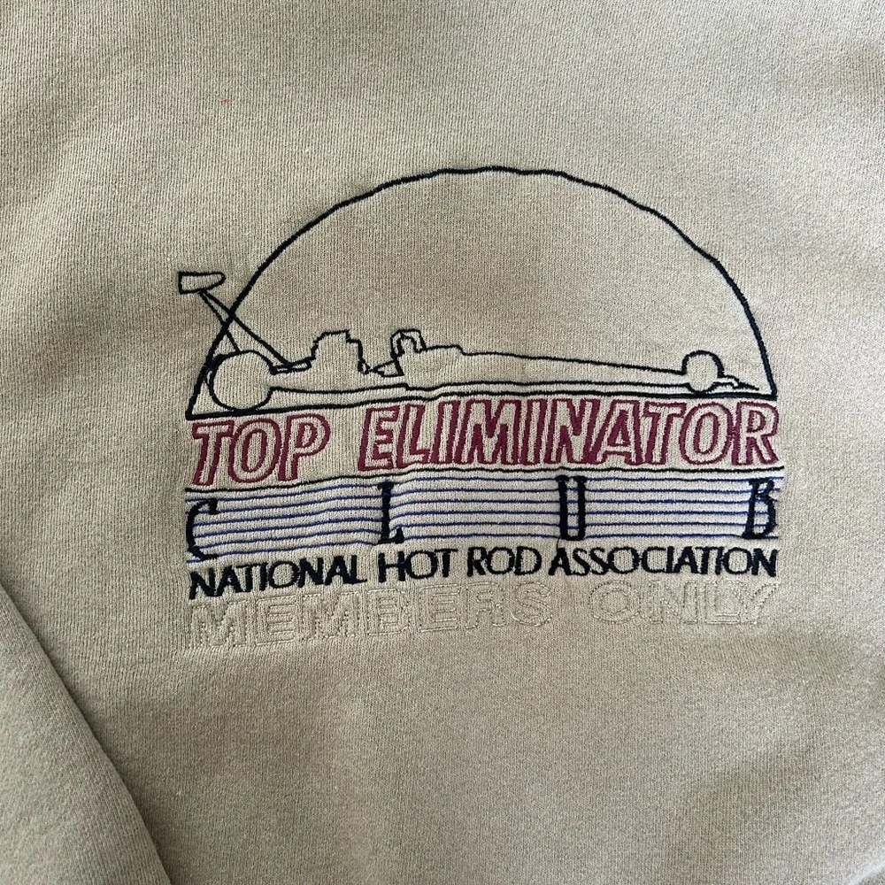 Vintage Lee Crewneck Sweatshirt National Hot Rod Association Top Eliminator XXL